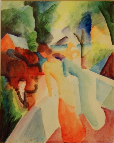Greetings from the Balcony by August Macke